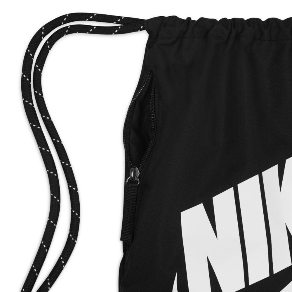 Рюкзак теннисный Nike Heritage Drawstring - black/black/white