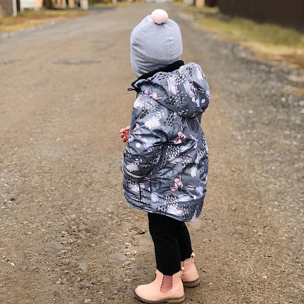 Куртка (точки на черном)