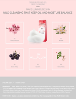 Merbliss  ruby scrub facial cleansing foam - Нежная пенка - скраб для умывания