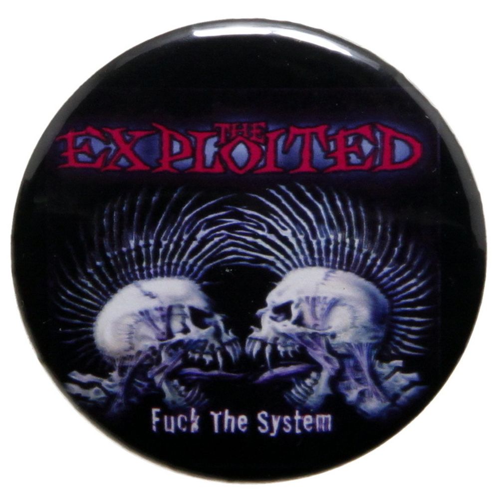 Значок The Exploited Fuck the System (476)