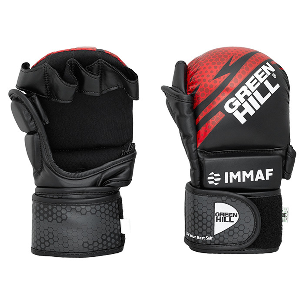Перчатки MMA Green Hill IMMAF Красные