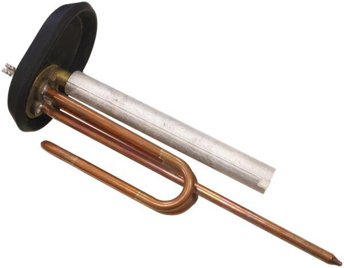 Тэн RCA PA  1500 Вт для водонагревателя Ariston в комплекте круглый фланец и терморегул.