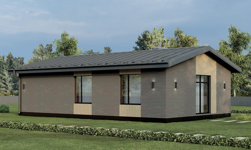 Проект Дома 75,52 кв. м К-75