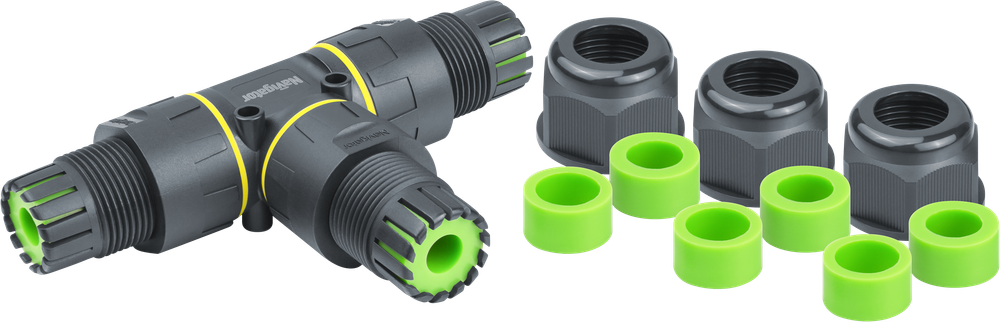 Коннектор Navigator 95 827 NTB-T03-5P-IP68 T-образный 5PIN