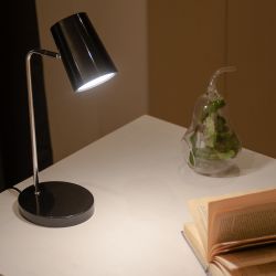 ULM-B600 6W-4500K-DIM BLACK Светильник настольный светодиодный. 6W. Сенсорный выключатель. Диммер. Черный. ТМ Uniel