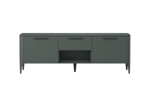 Тумба Type oak под ТВ ширина 160 см (темно-серый)