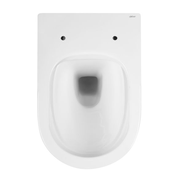 Унитаз ABBER Bequem AC1103 подвесной белый, безободковый