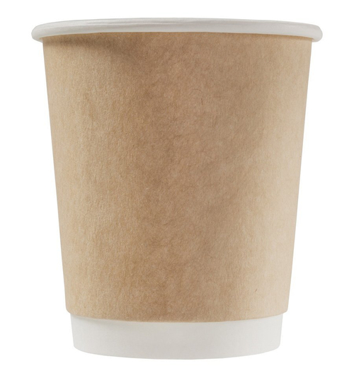 Стакан бумажный 300-350 мл, 2-слойный, диаметр 90 мм, полный объем 400 мл, крафт, 460 штук