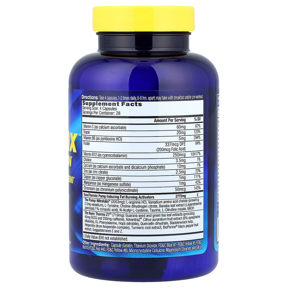 MHP, Anadrox™ Pump & Burn, 112 капсул