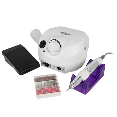 Аппарат для маникюра и педикюра 35000 оборотов 45 ватт ZS-601 white