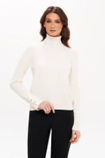 23375 Свитер женский (молочный)