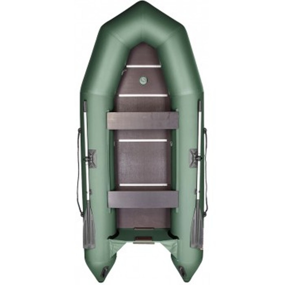 Лодка Тонар Капитан Т330 киль+пол зеленая