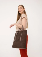 сумка большая через плечо шоппер тканевый