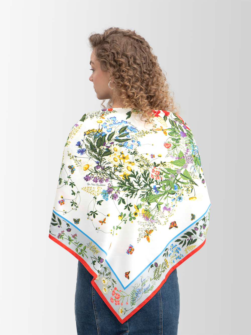 Платок «Русский полевой букет»