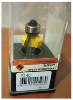 Фреза ЭНКОР кромочная калевочная 19*10мм R3.2мм хв.8мм (9240)