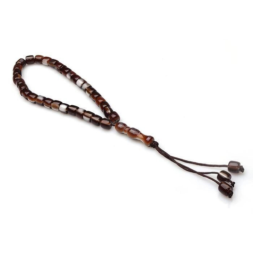 Чётки темно-коричневые, пластик