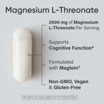 Sports Research, Magtein®, L-треонат магния, 180 растительных капсул (666 мг на капсулу)