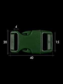 Фастекс пластиковый 15 мм - 10 штук