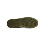 Кроссовки Jordan 1 Low GS "Black Toe Medium Olive"