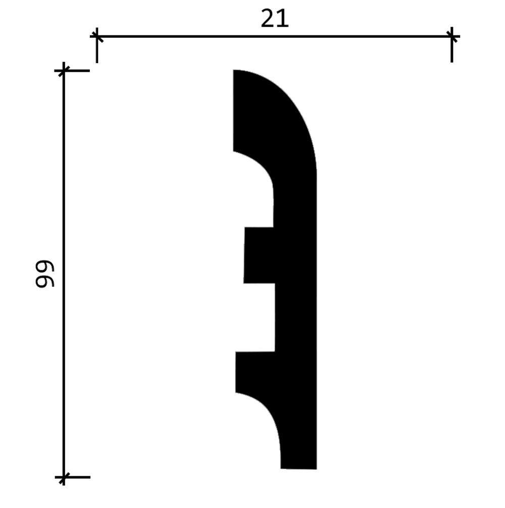 Плинтус DD41