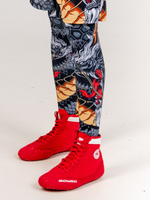 Борцовки BoyBo на толстой подошве красные