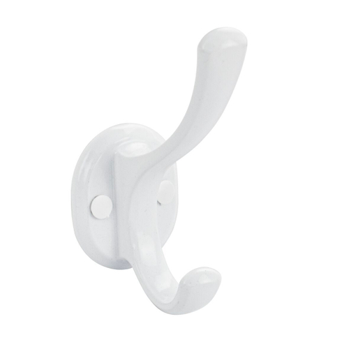 Крючок двойной САНАКС БЕЛЫЙ МАТОВЫЙ 5723