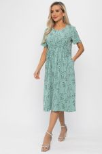 Платье Цветы лета (мятное) П13785-18М LT Collection