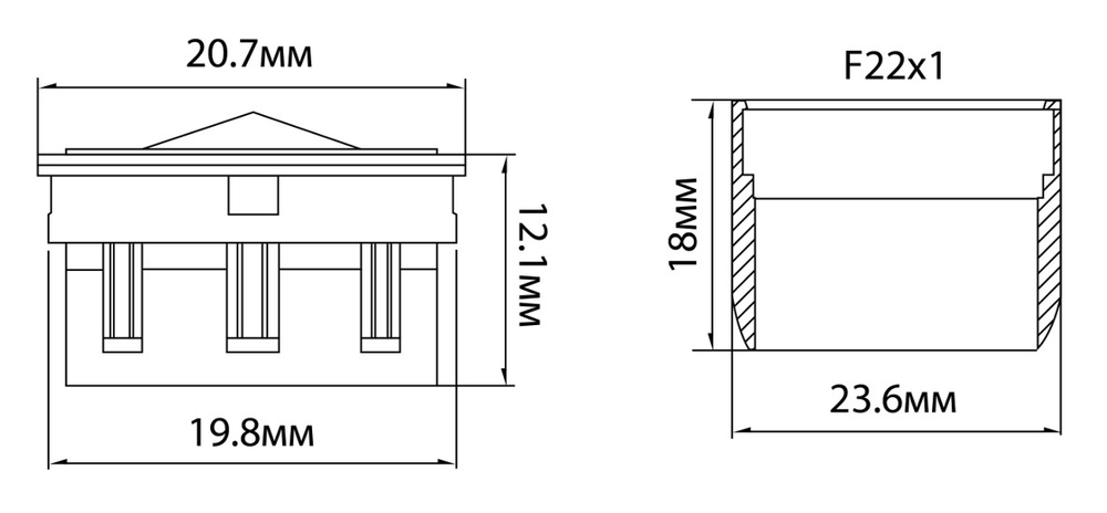 Аэратор ESKO WaterSave 9, F22, внутр. резьба, макс. расход 9л/мин. арт. ARF229L