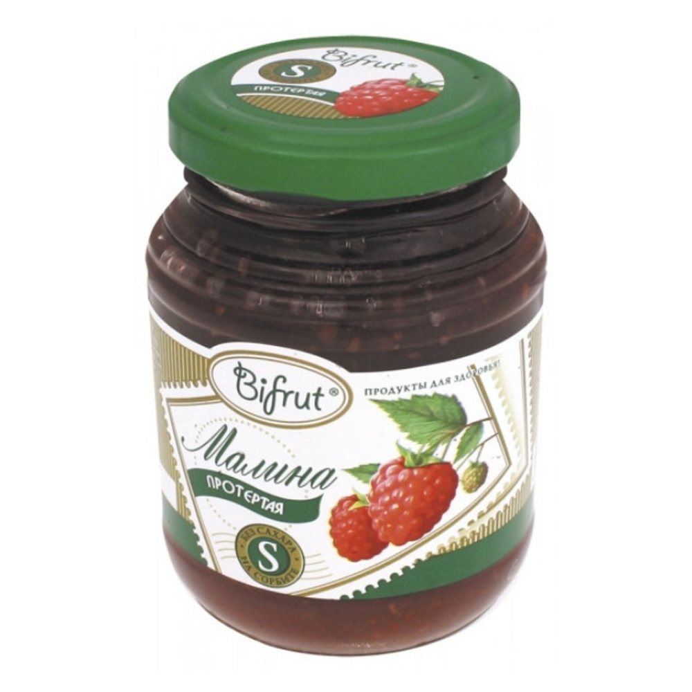 Малина потертая Bifrut на сорбите 320 гр