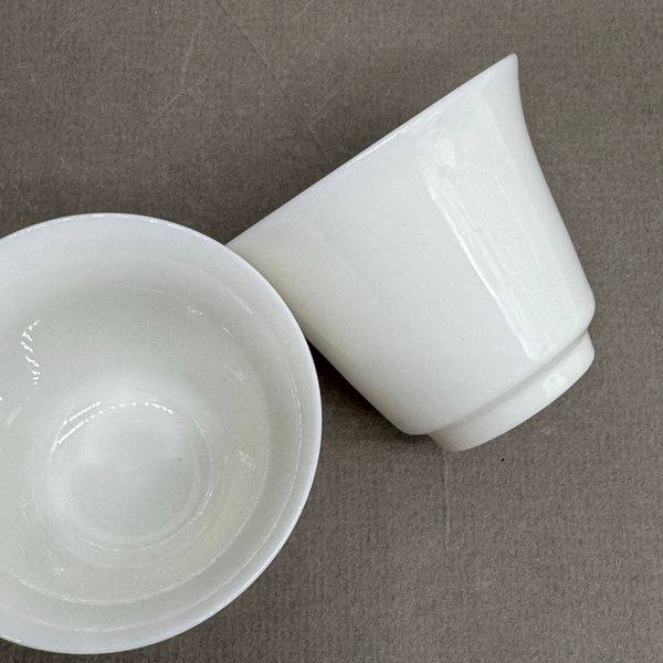 Чашка белая, фарфор, 40мл