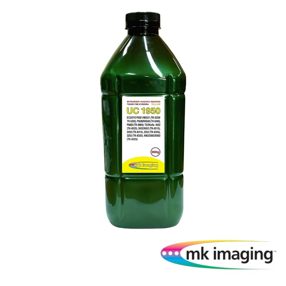 Тонер MITSUBISHI — MKI тип UC 1950M для KYOCERA Color Универсальный (900г) желтый