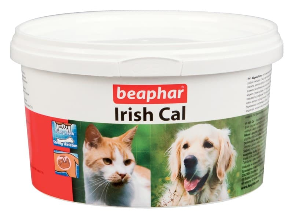 Beaphar: минер. смесь "Irish Cal" с кальцием 250гр, д/животных