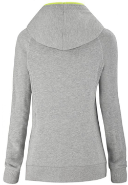 Женская Кофта теннисная Babolat Hood Jacket W - серый