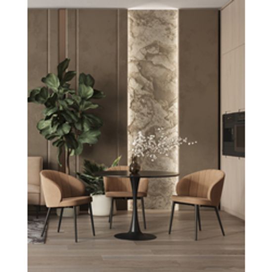 Стул Lastura велюр капучино