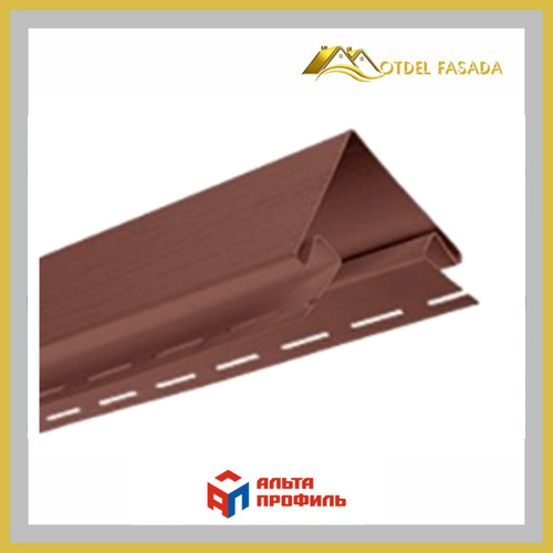 Планка наружный угол Альта Профиль Канада Плюс Премиум Т12 Красно-коричневый 3м