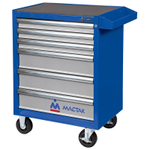 МАСТАК (521-06581MB) Тележка инструментальная серии «ОПТИМА», 6 полок, синяя