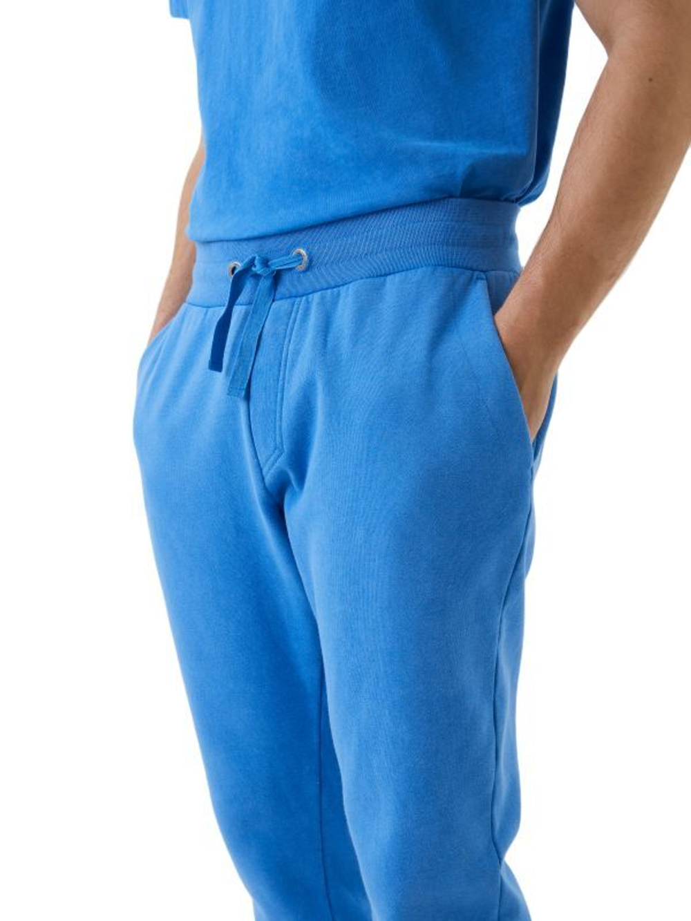 Мужские теннисные штаны Björn Borg Sthlm Tapered Pants - небесный