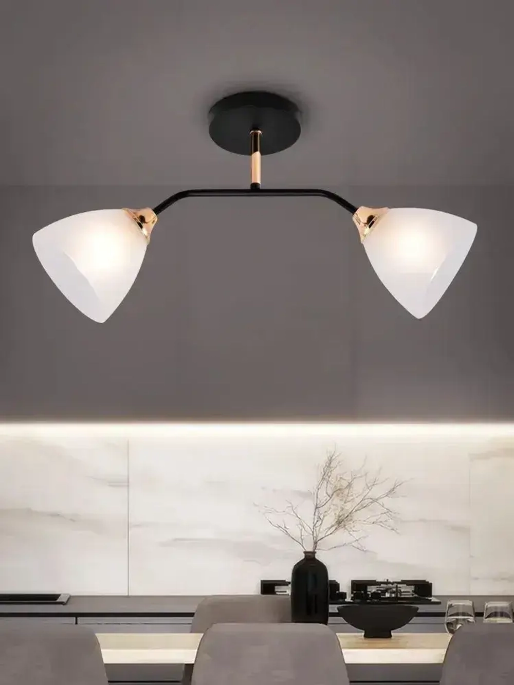 Люстра Rivoli Lorraine 3158-312 2 х Е27 60 Вт модерн