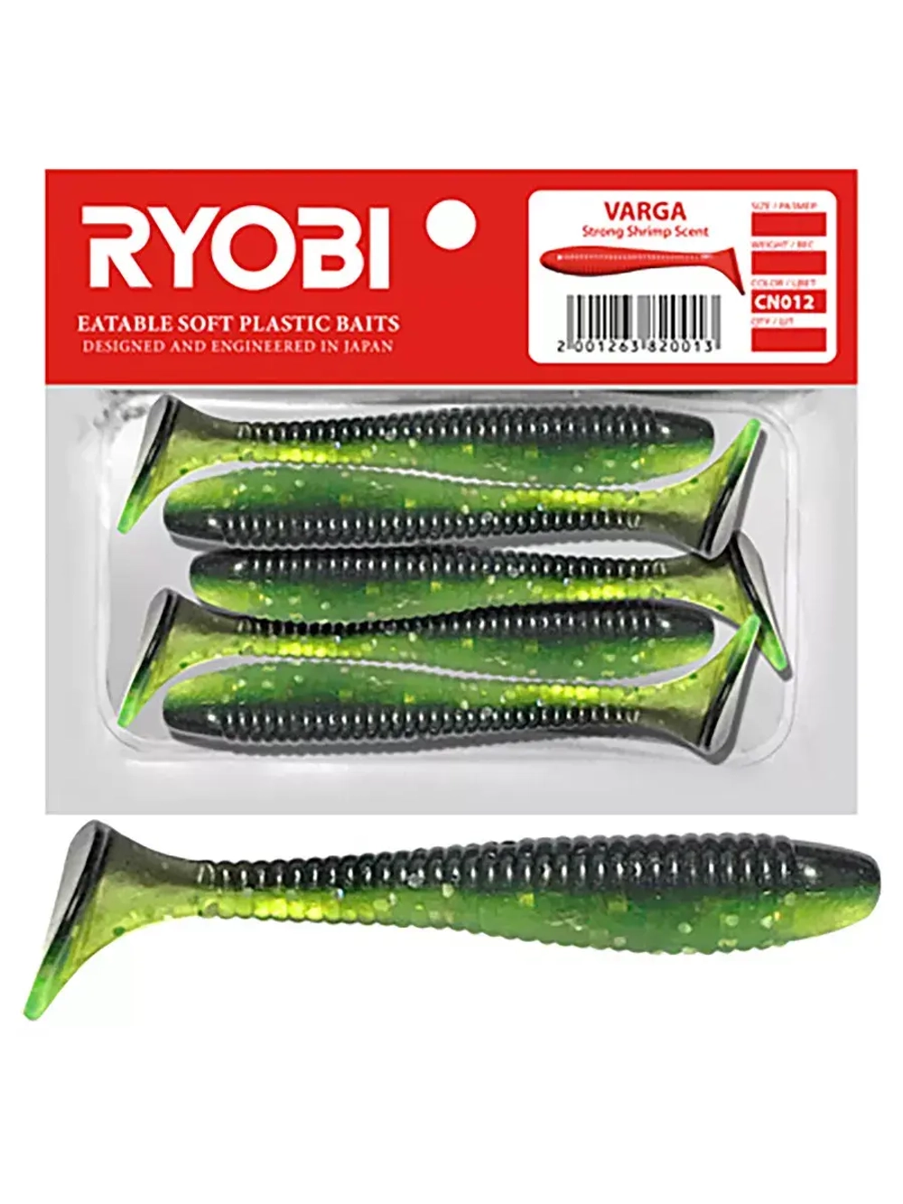 Мягкая приманка риппер VARGA (75mm), упк. 5 шт.