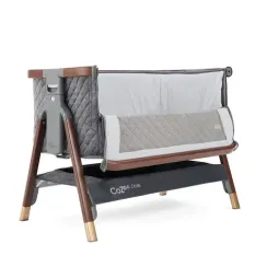 Колыбель приставная Tutti Bambini CoZee Luxe Walnut Cream с колесами