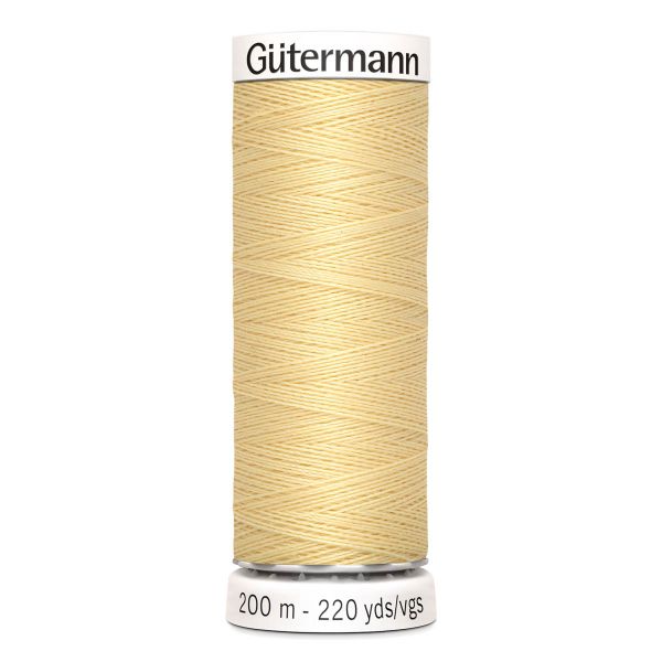Нитки универсальные Gutermann Sew-all 100 (200 метров), 5 кат. | 325 шампань