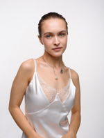 Обруч "Heart pearl" Silver