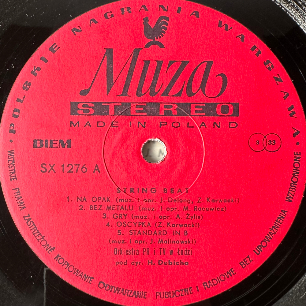 Orkiestra PR I TV W Lodzi Dyryguje Henryk Debich ‎– String Beat (Польша 1975г.)