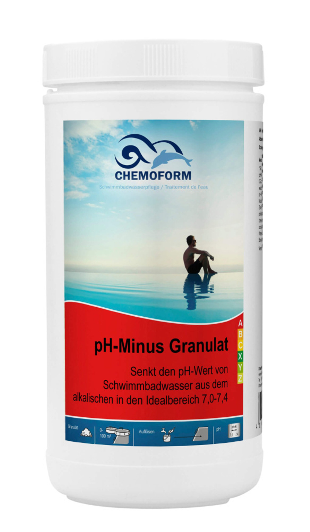 рН-минус гранулированный для понижения уровня рН воды, 1,5 кг, Chemoform (0811001)