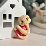 Силиконовый молд "Змейка с шаром"