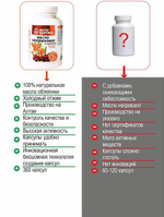 Масло облепиховое  для зрения с  Омега-7, 360 капсул