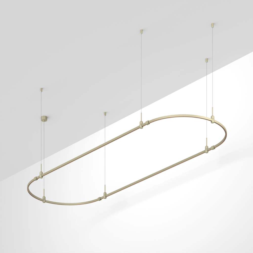 Основание ART-APRIORI-OVAL-HANG-3000x1000 (OG) (Arlight, IP20 Металл, 3 года) 054413