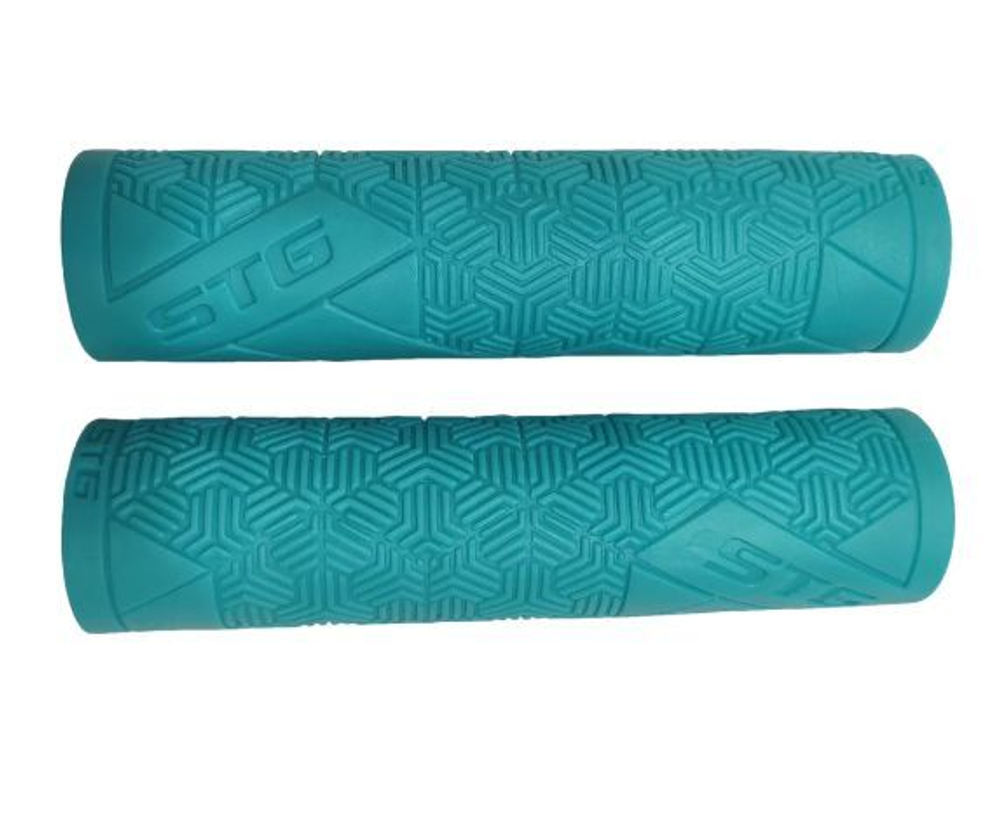 Грипсы STG Base 126 мм голубые,35258