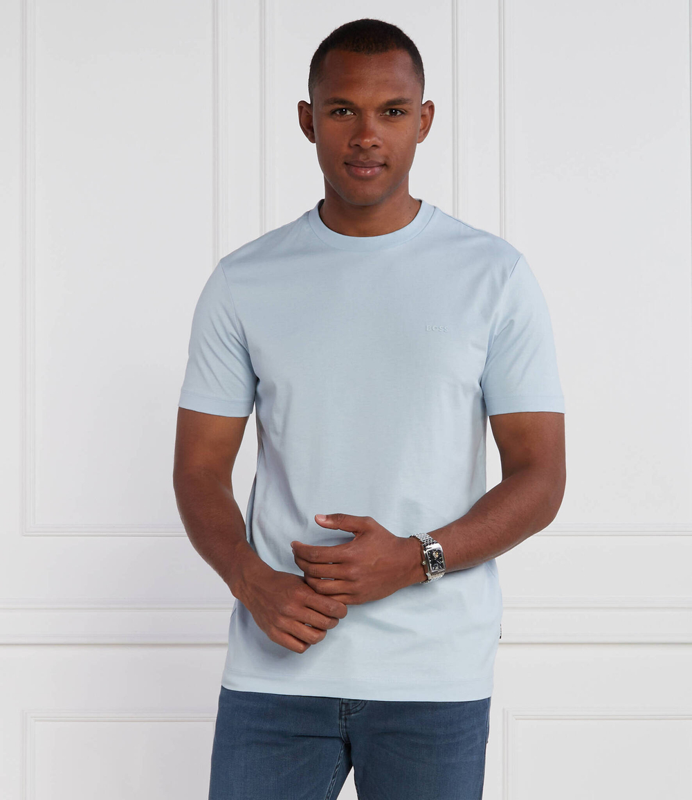 Футболка Thompson BOSS BLACK - голубой(50468347)