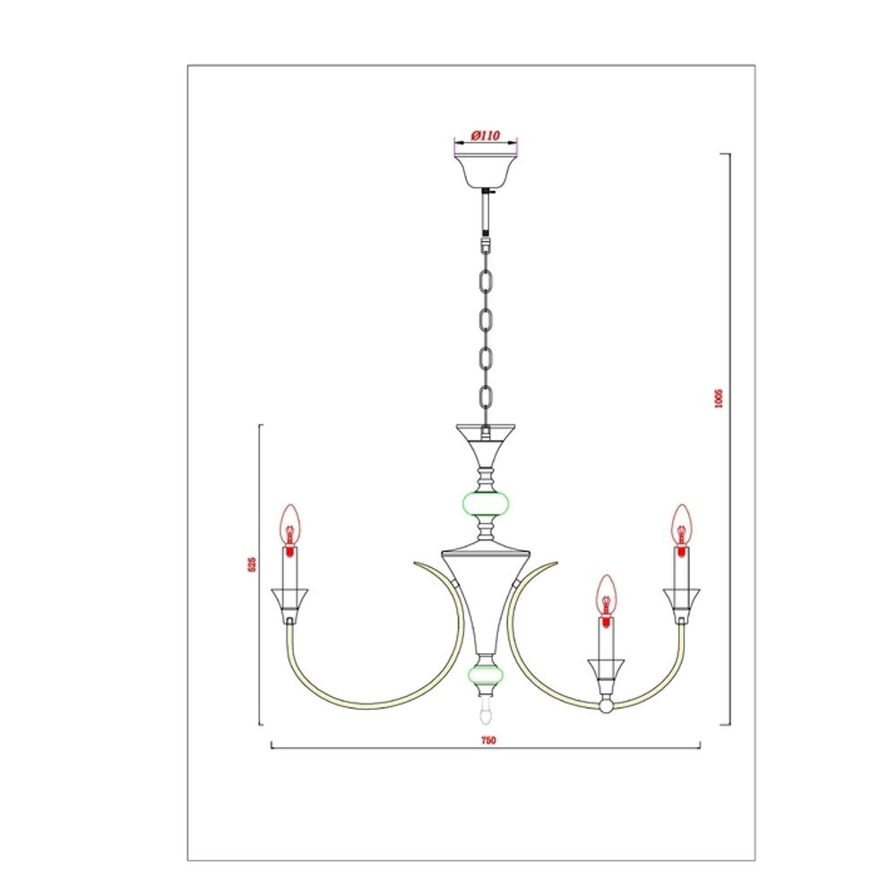 Подвесная люстра Arte Lamp
